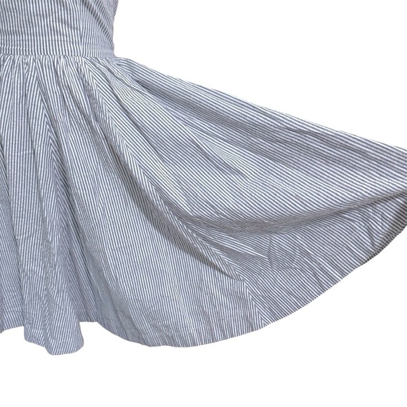 The Trashy Diva Apple Tart Dress Seersucker Ruffle Bust Size 4 Swing Dress - Picture 6 of 11